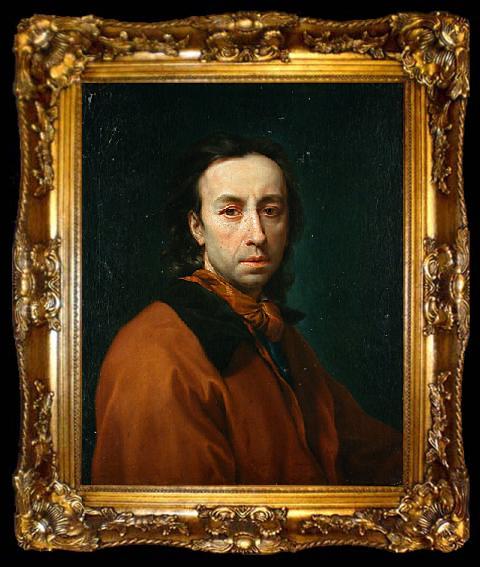 framed  Anton Raphael Mengs portrait, ta009-2